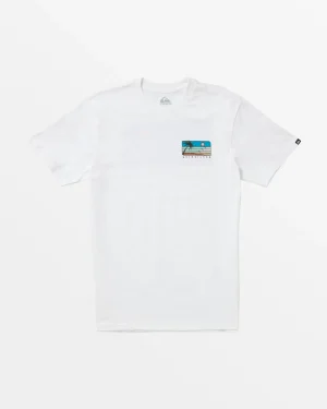 Quiksilver Tees>Line Up T-Shirt WHITE