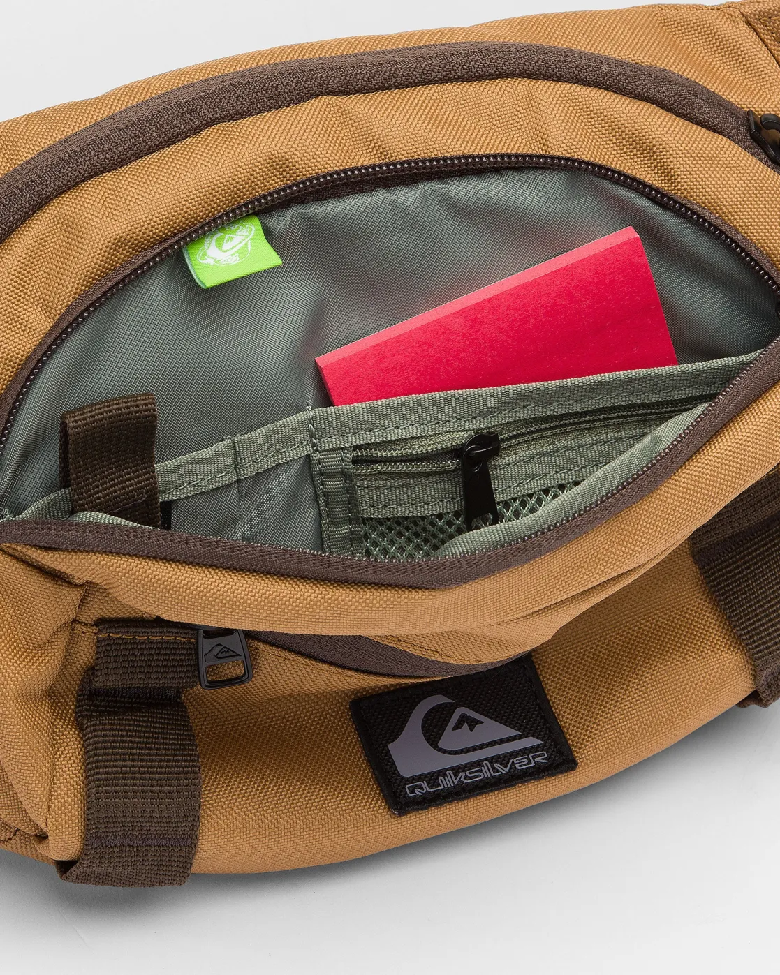 Quiksilver Backpacks & Bags>Lone Walker Waist Pack BONEBROWN