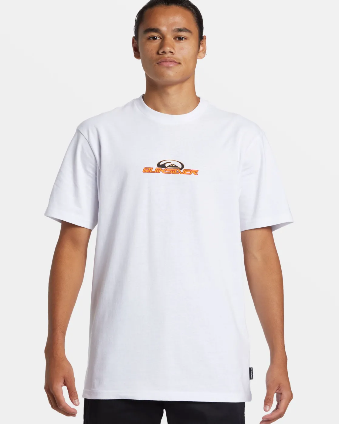 Quiksilver Tees>Luck Dragon T-Shirt WHITE