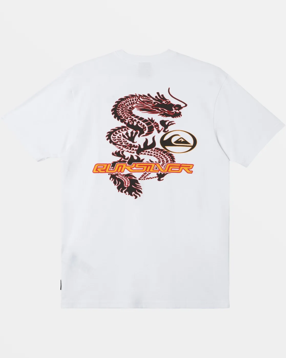 Quiksilver Tees>Luck Dragon T-Shirt WHITE