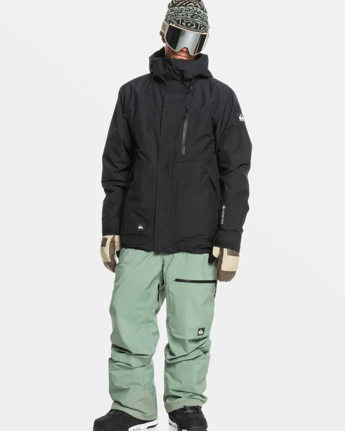 Quiksilver Snow Jackets>Mission Gore-Tex Snow Jacket TRUEBLACK