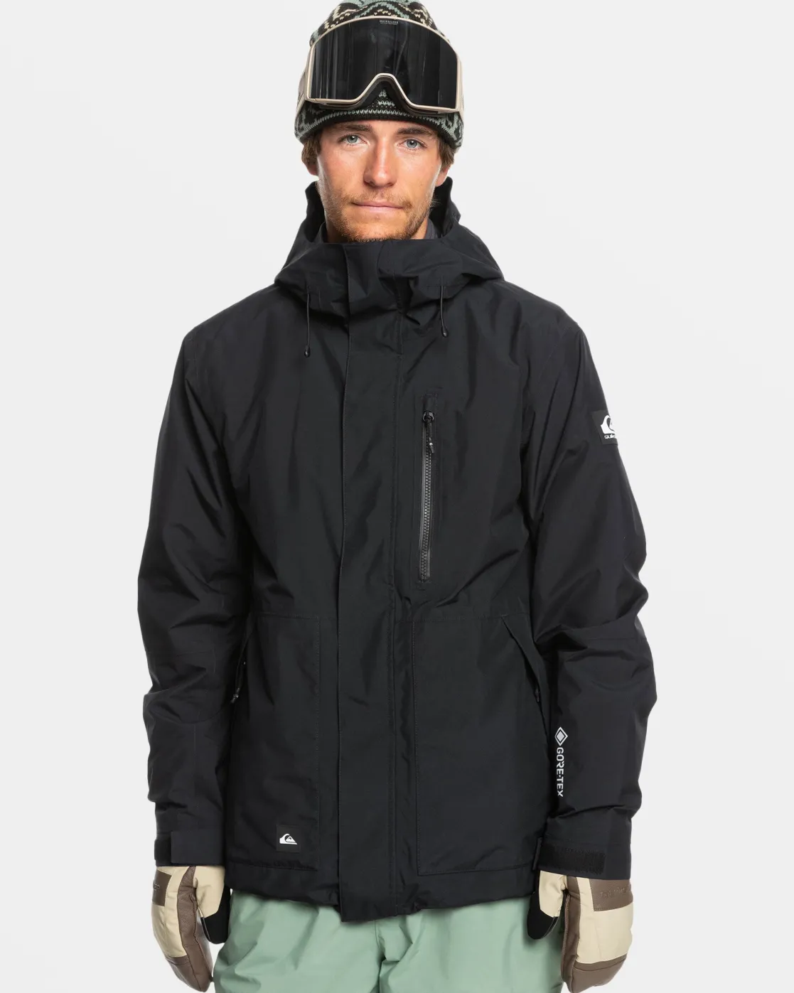 Quiksilver Snow Jackets>Mission Gore-Tex Snow Jacket TRUEBLACK