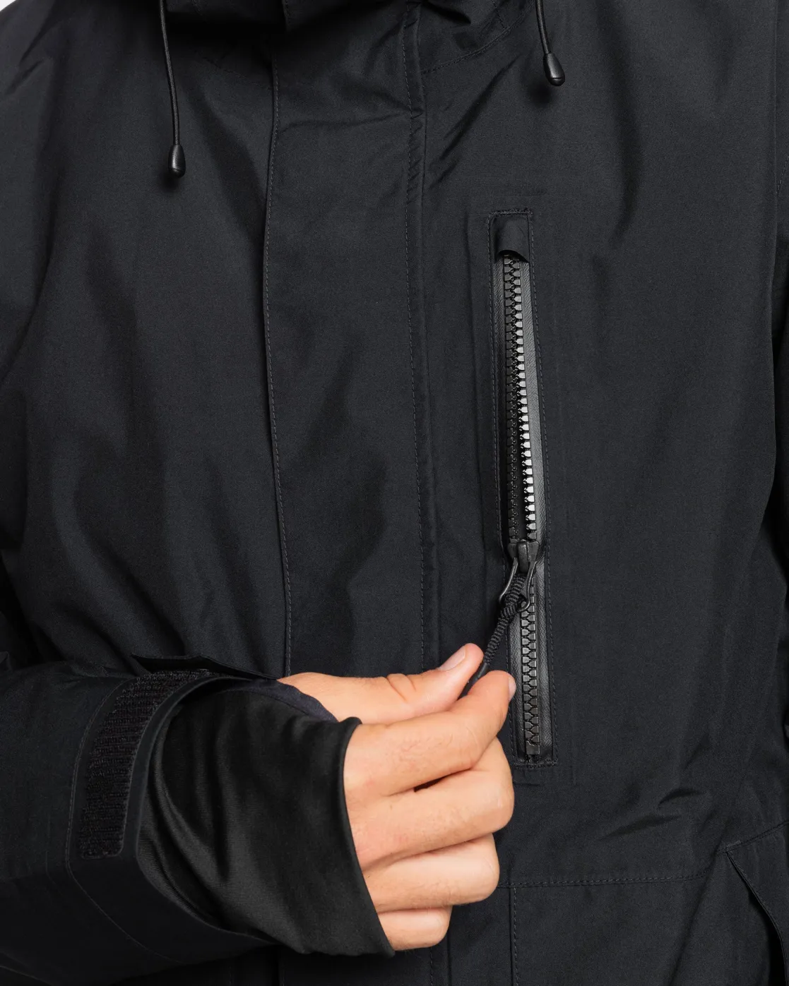 Quiksilver Snow Jackets>Mission Gore-Tex Snow Jacket TRUEBLACK