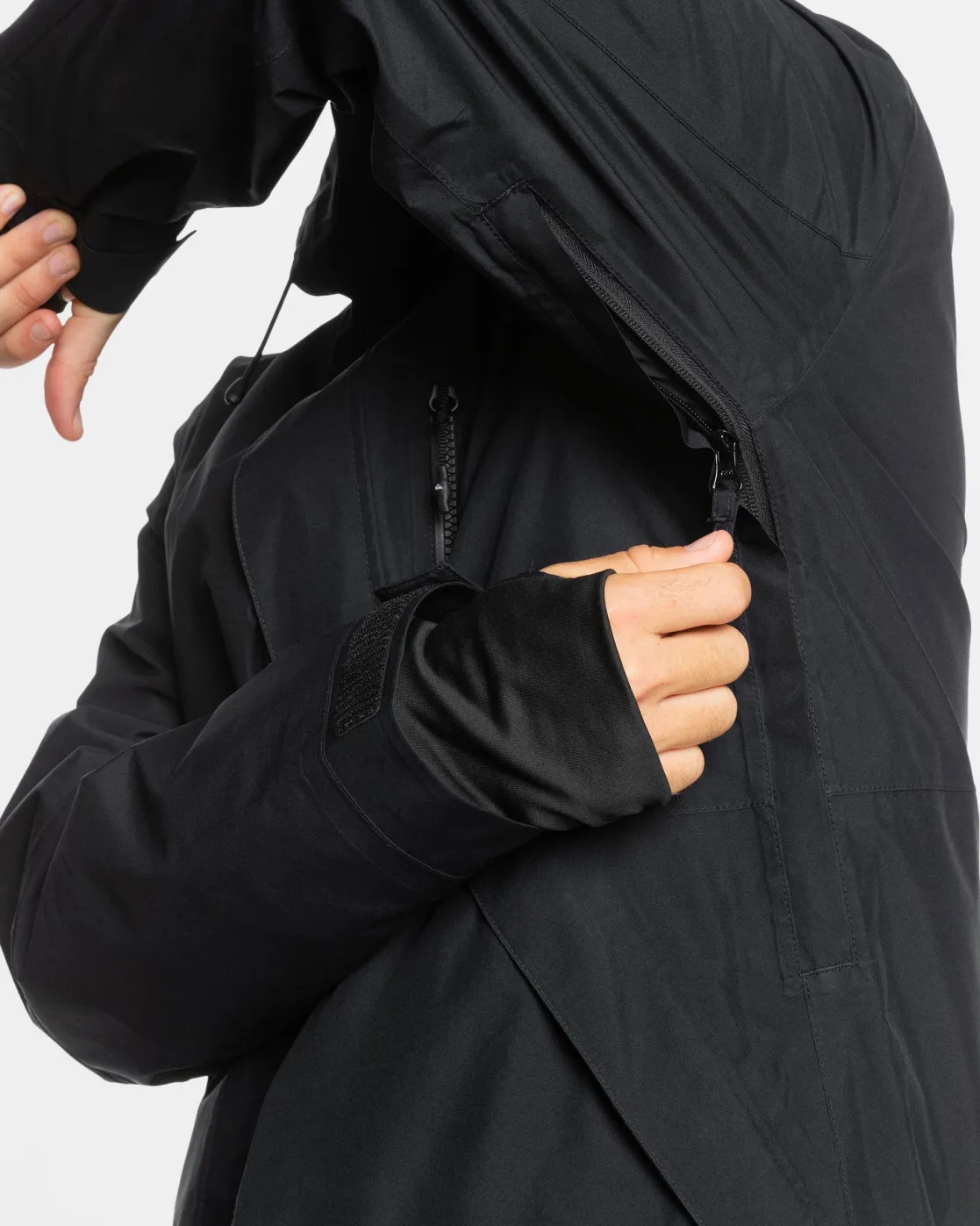 Quiksilver Snow Jackets>Mission Gore-Tex Snow Jacket TRUEBLACK