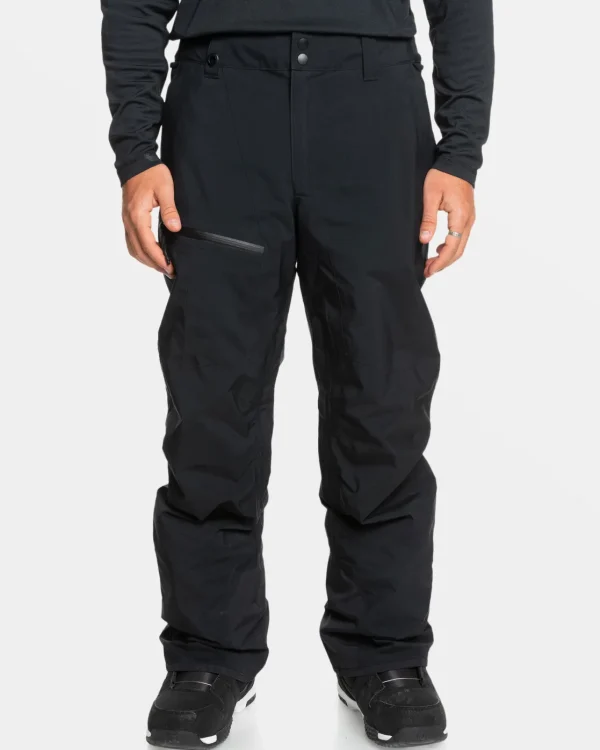 Quiksilver Snow Pants>Mission Gore-Tex Snow Pants TRUEBLACK