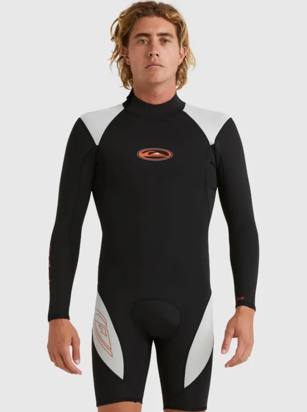 Quiksilver Wetsuits>2/2mm Capsule Saturn Long Sleeve Spring Suit BLACK/LUNARROCK