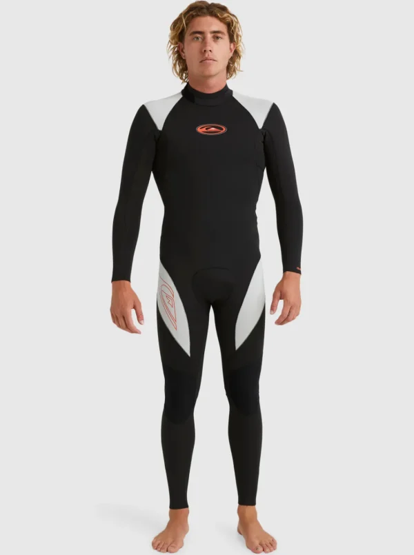 Quiksilver Wetsuits>3/2mm Everyday Saturn Back Zip Wetsuit BLACK/LUNARROCK