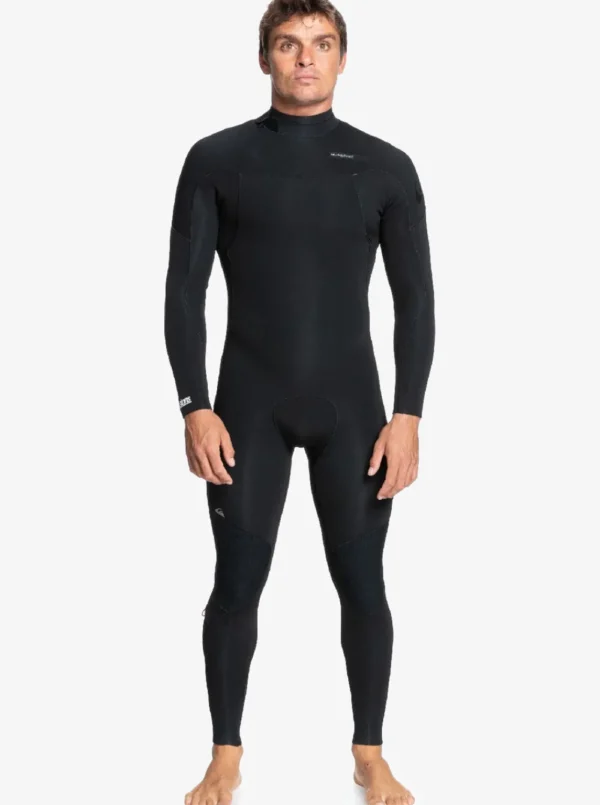 Quiksilver Wetsuits>4/3mm Everyday Sessions Back Zip Wetsuit BLACK