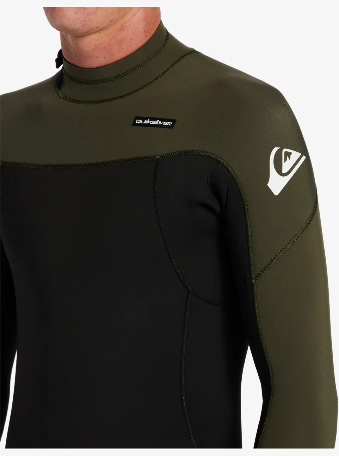 Quiksilver Wetsuits>3/2mm Everyday Sessions Back Zip Wetsuit BLACK/ASH