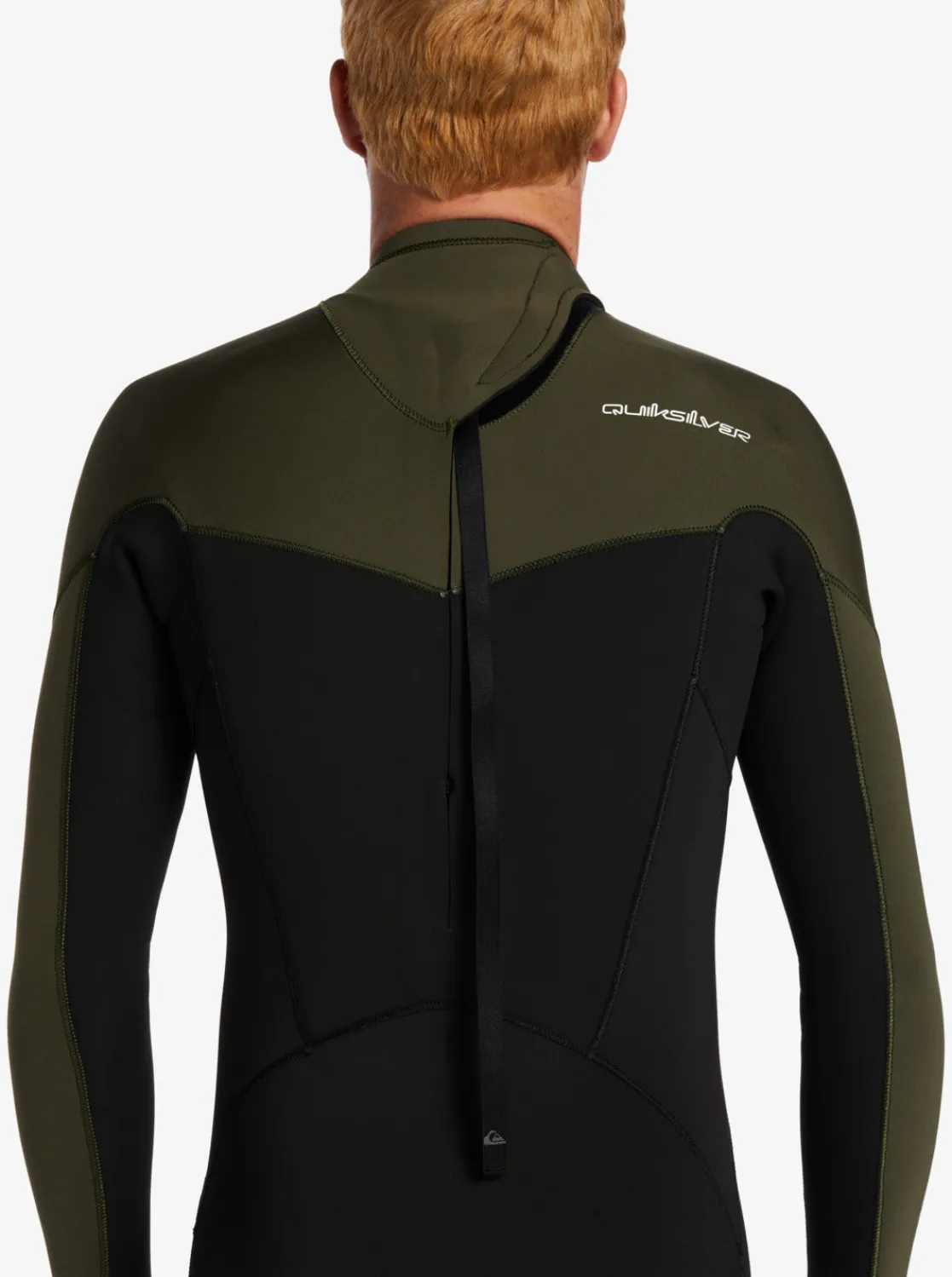Quiksilver Wetsuits>3/2mm Everyday Sessions Back Zip Wetsuit BLACK/ASH