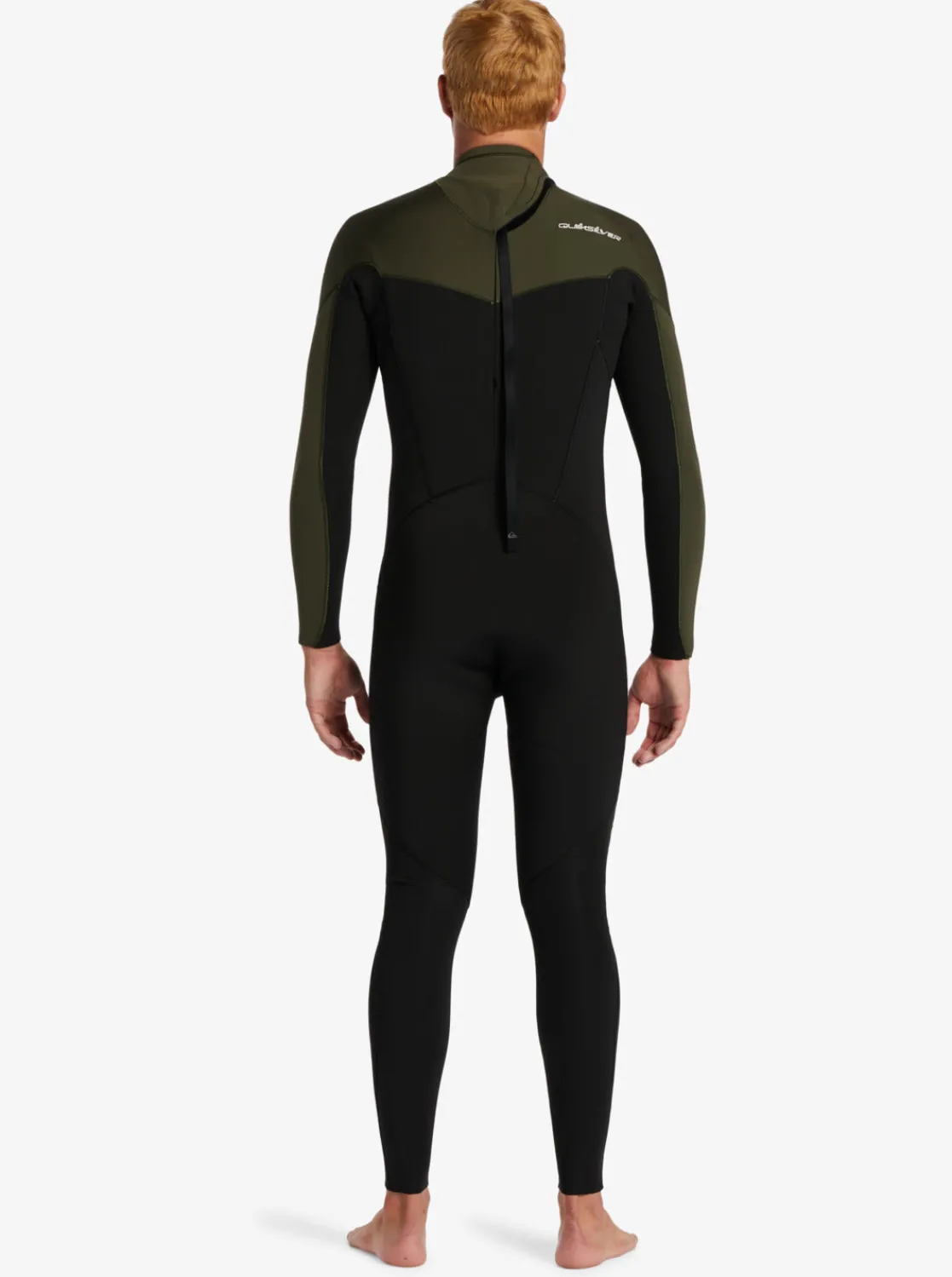 Quiksilver Wetsuits>3/2mm Everyday Sessions Back Zip Wetsuit BLACK/ASH