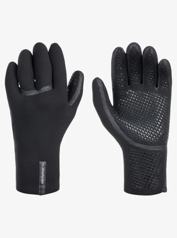Quiksilver Accessories | Under $100>3mm Marathon Sessions Wetsuit Gloves BLACK