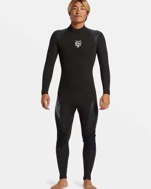 Quiksilver Wetsuits>4/3mm Mercury Back Zip GBS Wetsuit BLACK