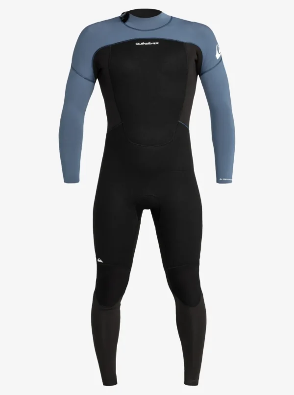Quiksilver Wetsuits>4/3mm Prologue Back Zip Wetsuit BLACK/BERING