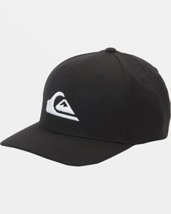 Quiksilver Hats | Under $50>Mountain And Wave Flexfit Hat BLACK/WHITE