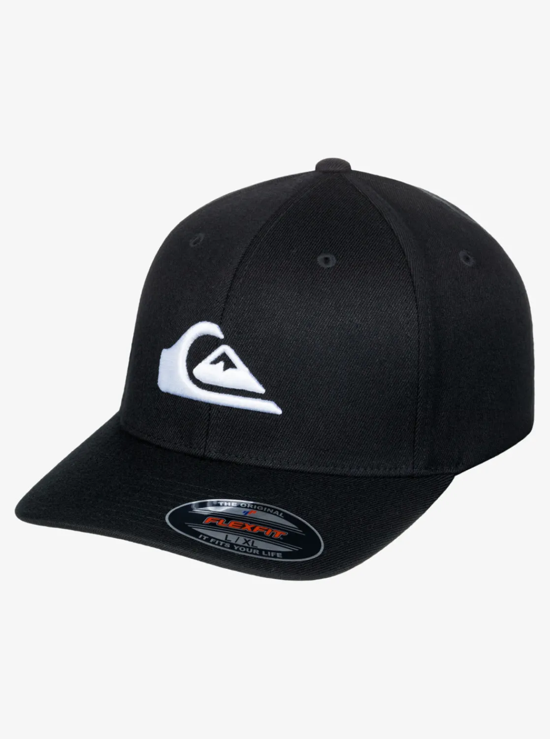 Quiksilver Hats | Under $50>Mountain And Wave Flexfit Hat BLACK/WHITE