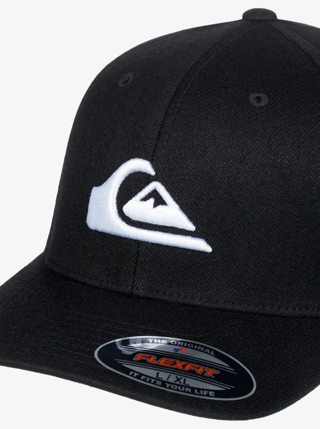 Quiksilver Hats | Under $50>Mountain And Wave Flexfit Hat BLACK/WHITE