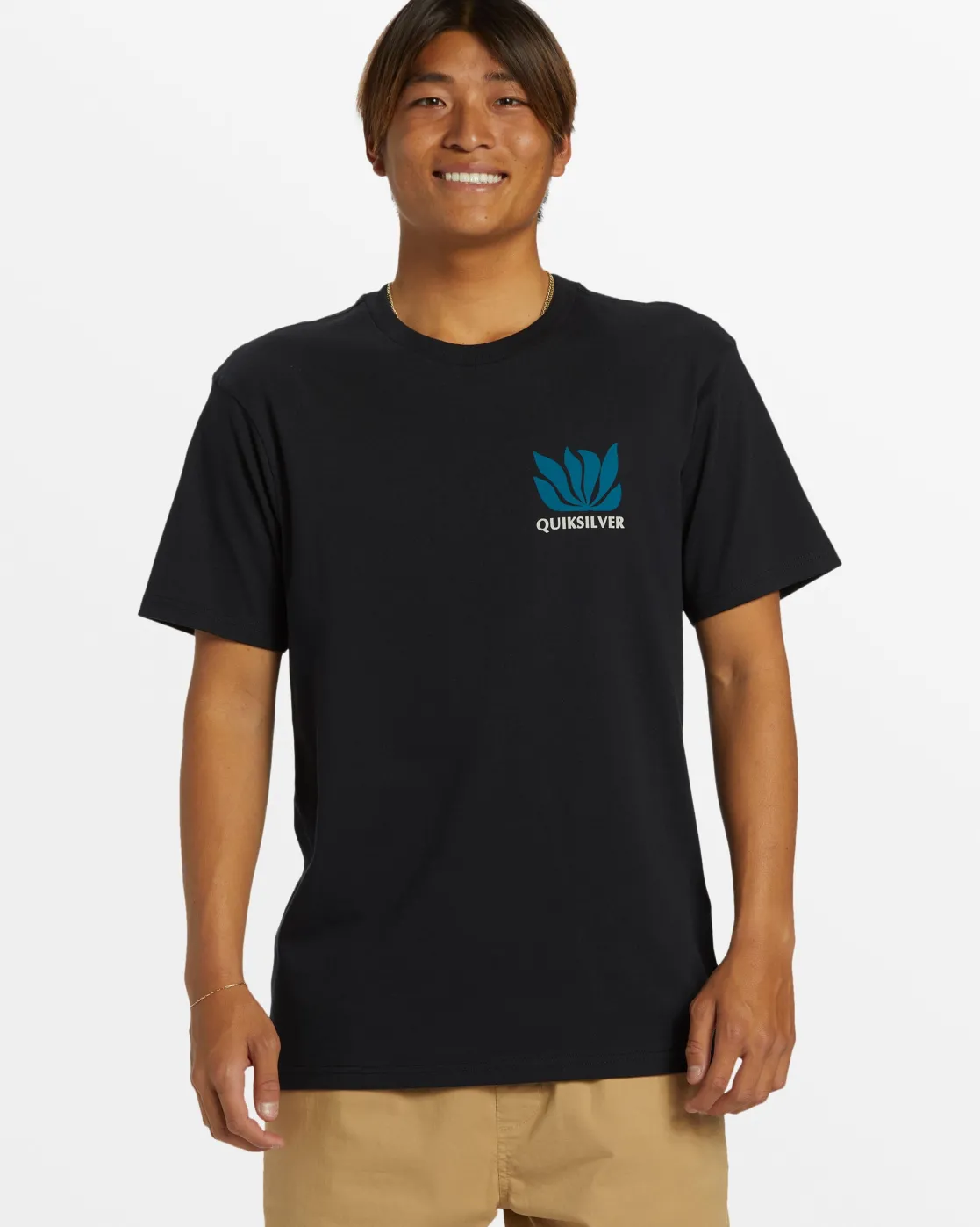 Quiksilver Tees>Natural Forms T-Shirt - BLACK