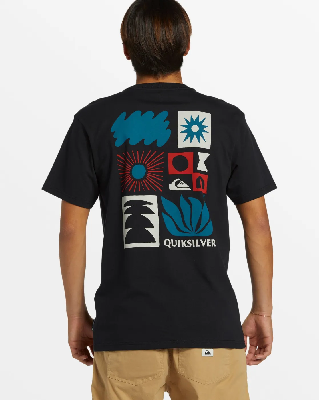 Quiksilver Tees>Natural Forms T-Shirt - BLACK