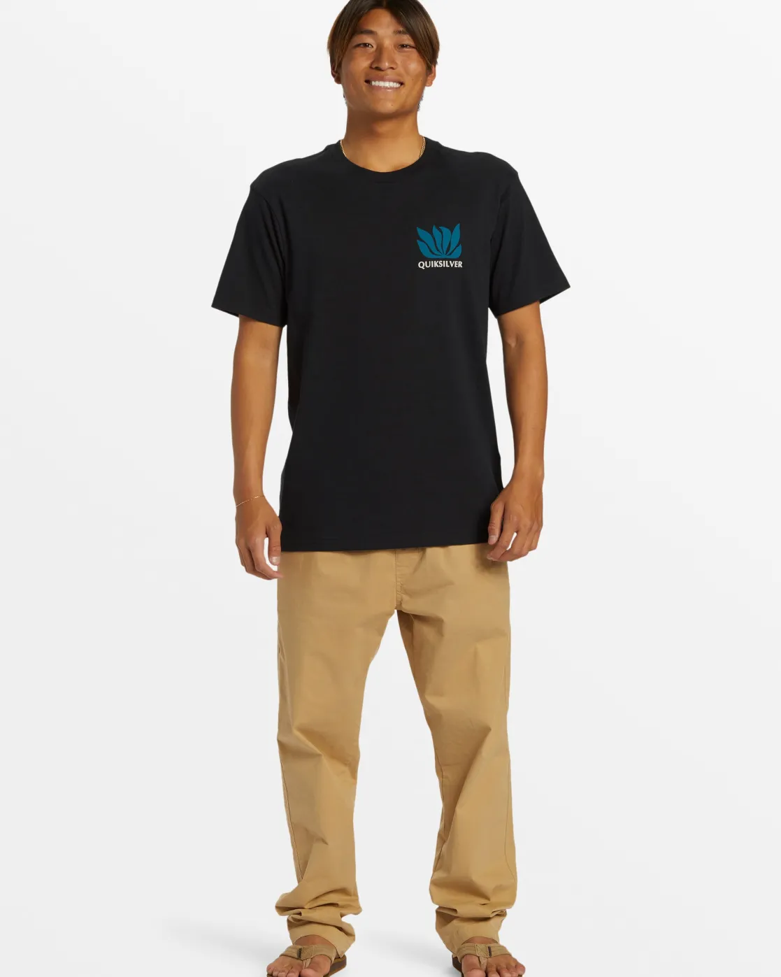 Quiksilver Tees>Natural Forms T-Shirt - BLACK