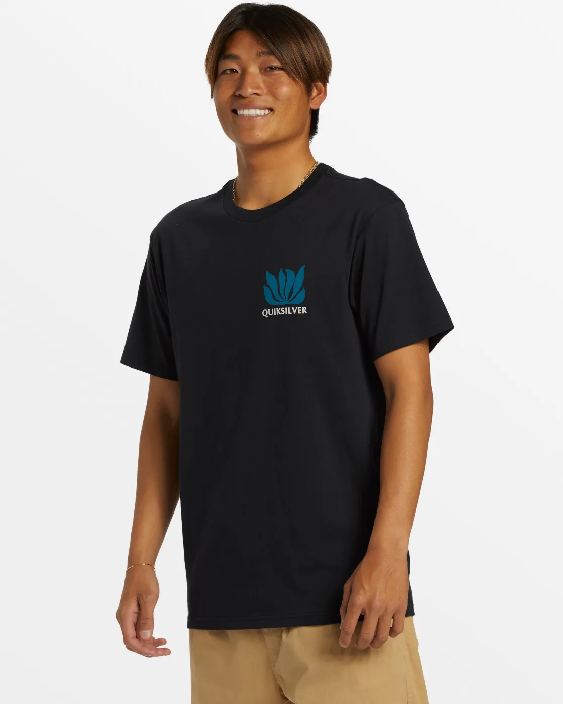 Quiksilver Tees>Natural Forms T-Shirt - BLACK