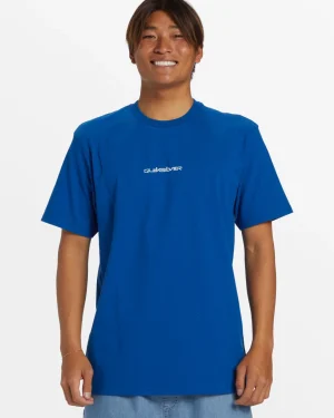 Quiksilver Tees>Omni Logo DNA T-Shirt - MONACOBLUE