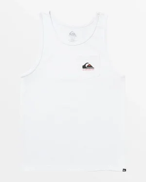 Quiksilver Tees>Omni Pocket Tank WHITE