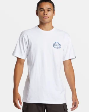 Quiksilver Tees>On Target T-Shirt WHITE