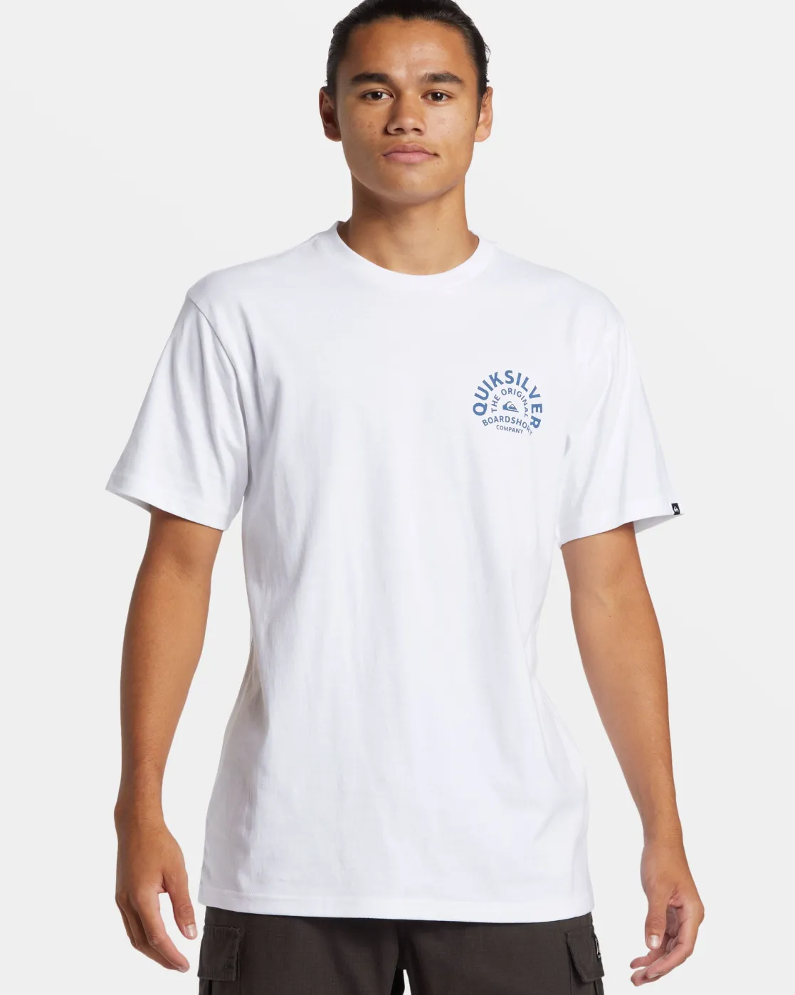 Quiksilver Tees>On Target T-Shirt WHITE