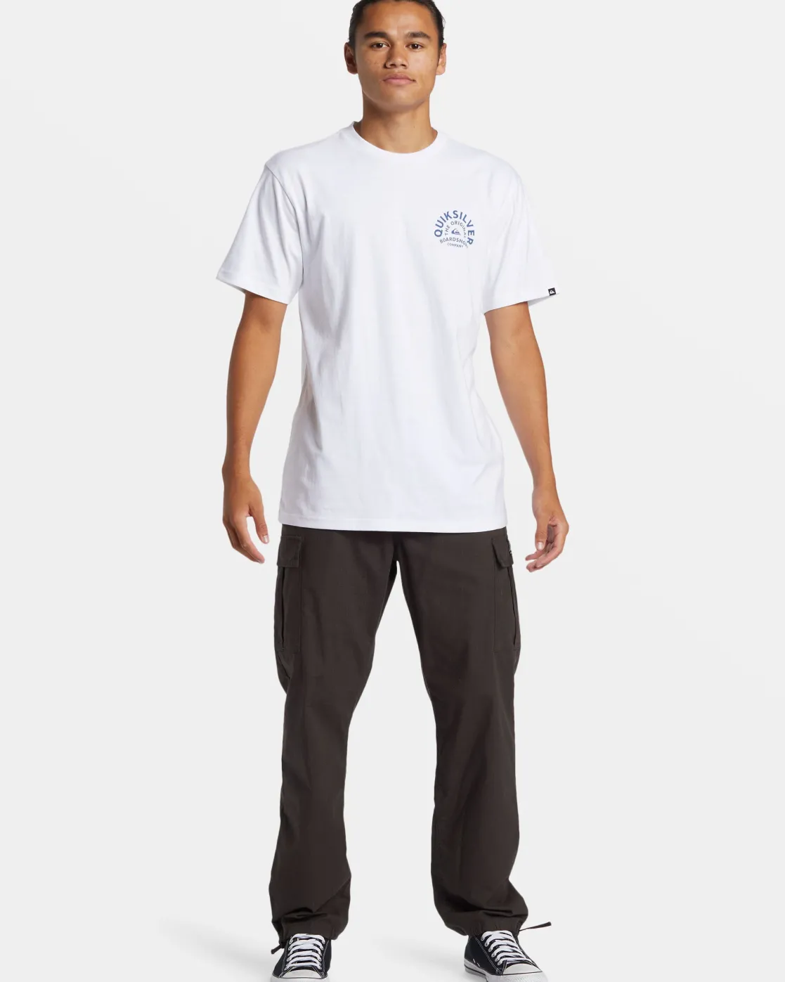 Quiksilver Tees>On Target T-Shirt WHITE