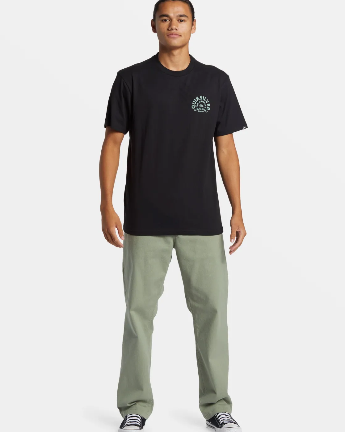 Quiksilver Tees>On Target T-Shirt BLACK