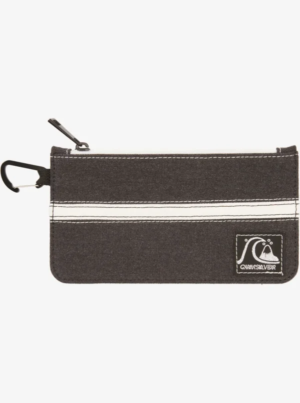 Quiksilver Wallets | Under $50>Original Satch Zip-Up Pouch BLACK