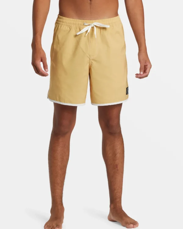 Quiksilver Boardshorts | Boardshorts>Original Scallop 17" Swim Trunks FALLLEAF