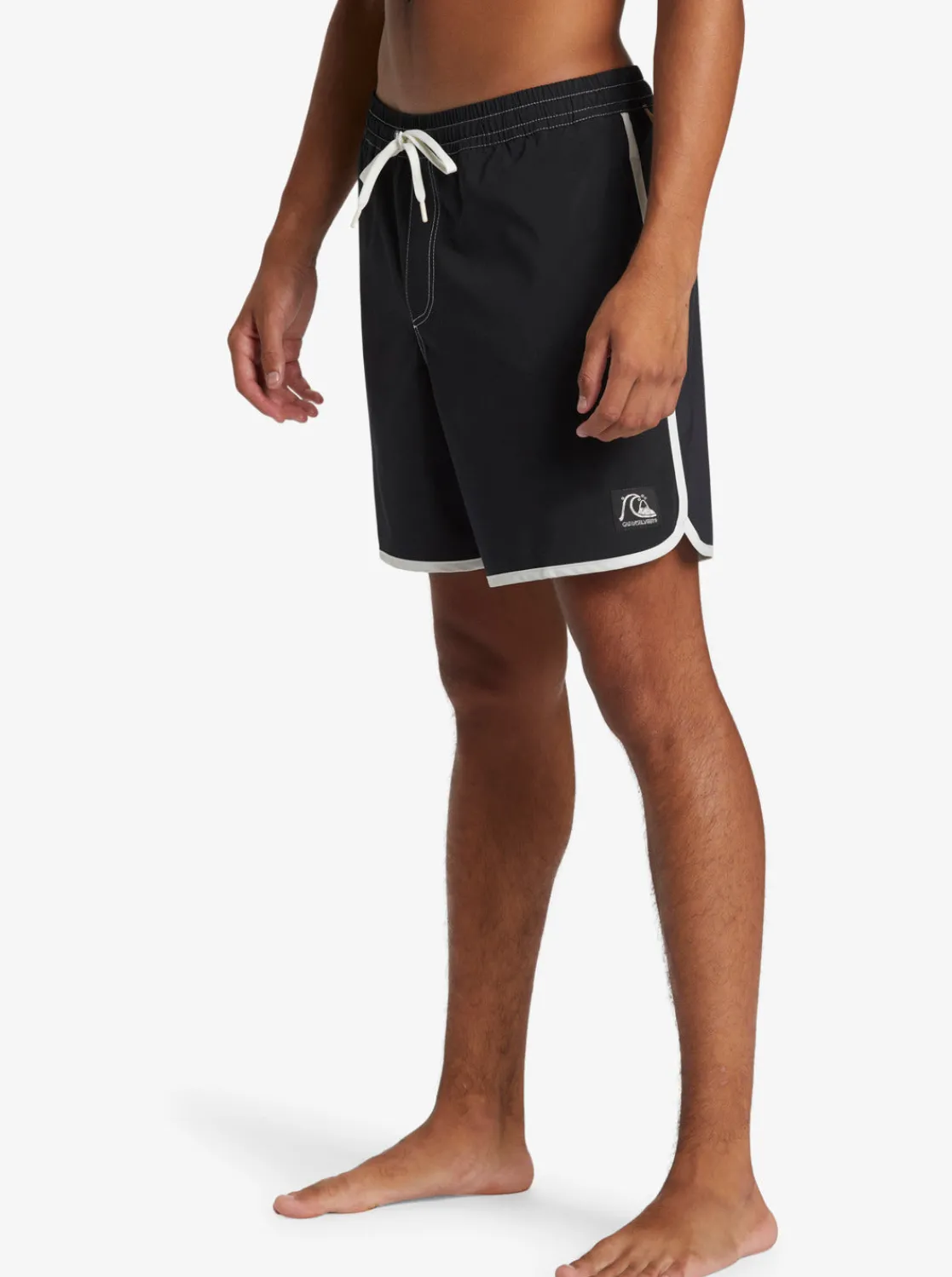 Quiksilver Boardshorts | Boardshorts>Original Scallop 17" Swim Trunks BLACK