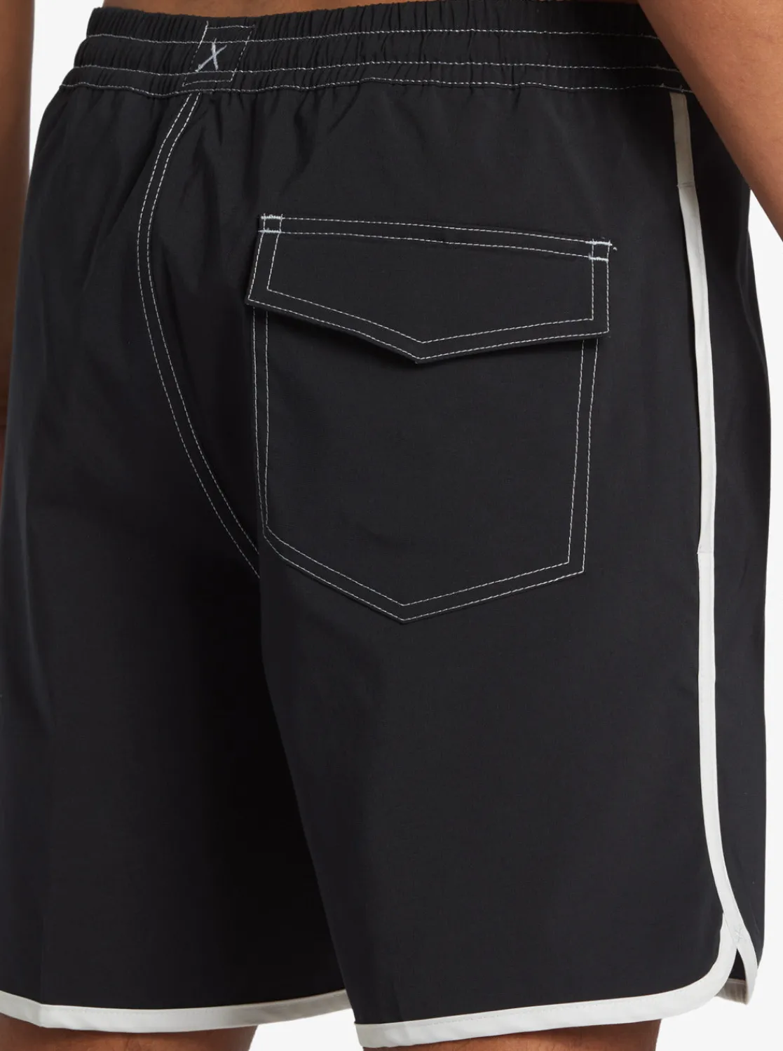 Quiksilver Boardshorts | Boardshorts>Original Scallop 17" Swim Trunks BLACK