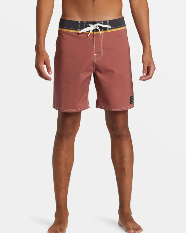 Quiksilver Boardshorts | Boardshorts>Original Straight Leg Solid 18" Boardshorts HENNA