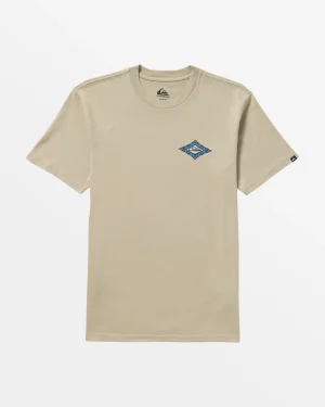 Quiksilver Tees>Origins T-Shirt PLAZATAUPE