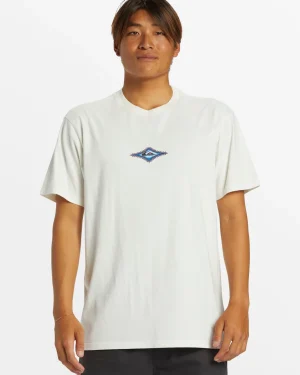 Quiksilver Tees>Out Of Sight T-Shirt - GARDENIA