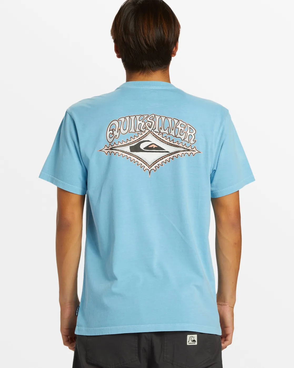 Quiksilver Tees>Out Of Sight T-Shirt - ALASKANBLUE