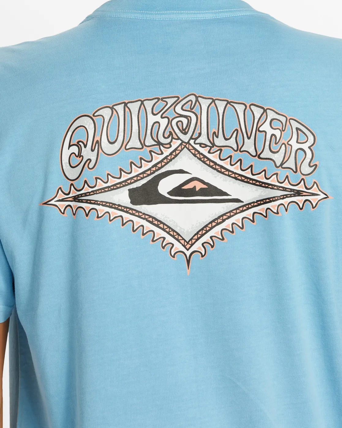 Quiksilver Tees>Out Of Sight T-Shirt - ALASKANBLUE