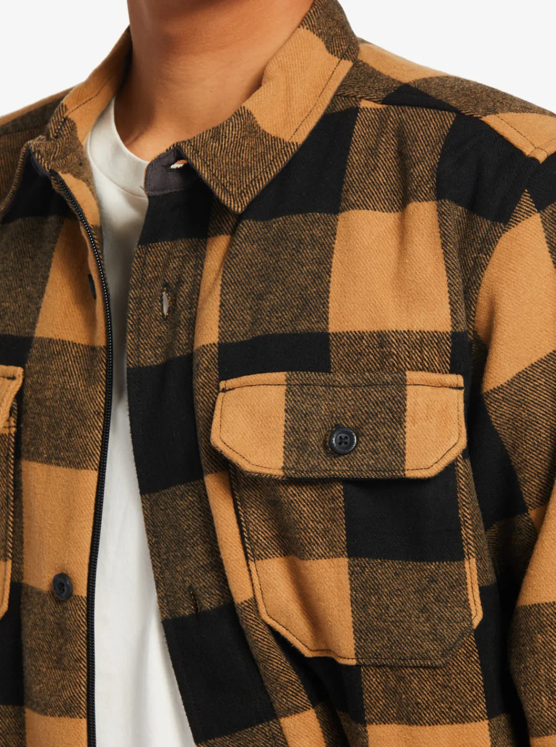 Quiksilver Jackets>Pickston Jacket BONEBROWNPICKSTON