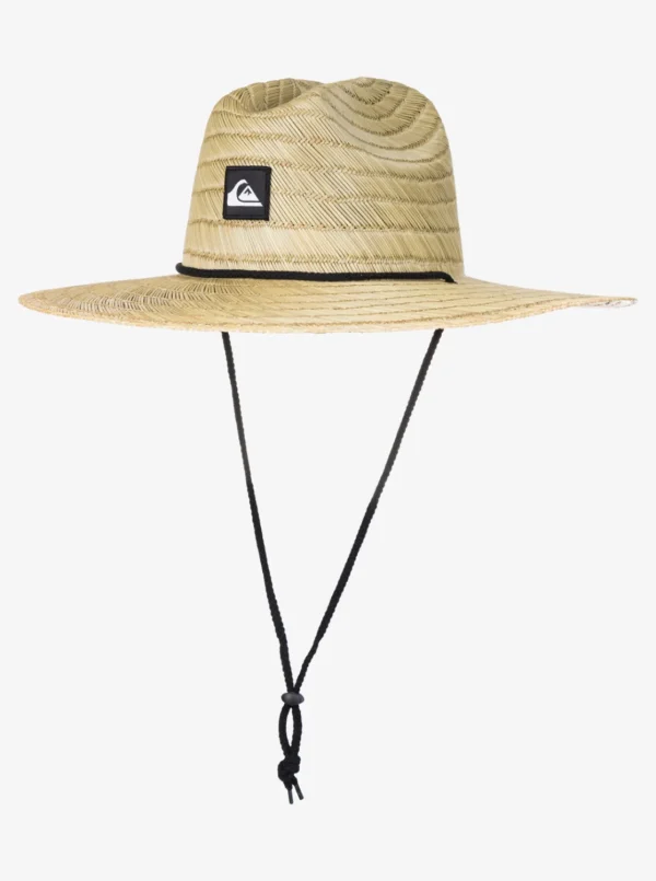 Quiksilver Hats>Pierside Straw Lifeguard Hat NATURAL