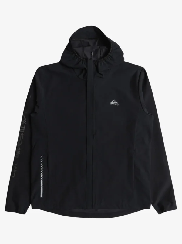 Quiksilver Jackets>Quik Mile Technical Training Jacket TRUEBLACK