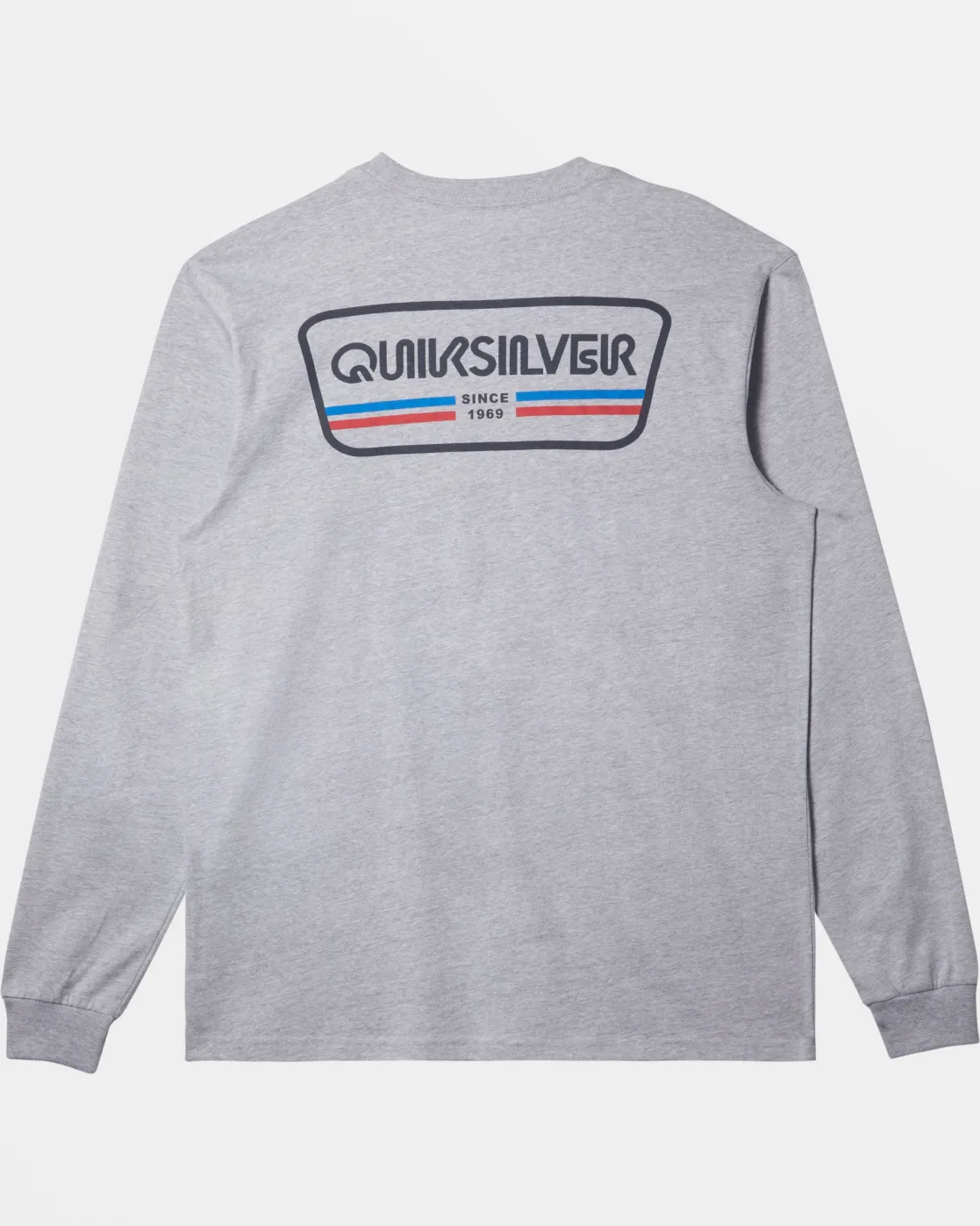 Quiksilver Tees>Range Life Long Sleeve T-Shirt ATHLETICHEATHER