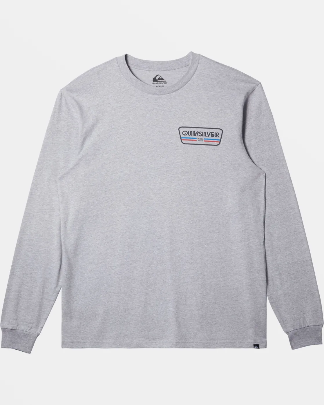 Quiksilver Tees>Range Life Long Sleeve T-Shirt ATHLETICHEATHER