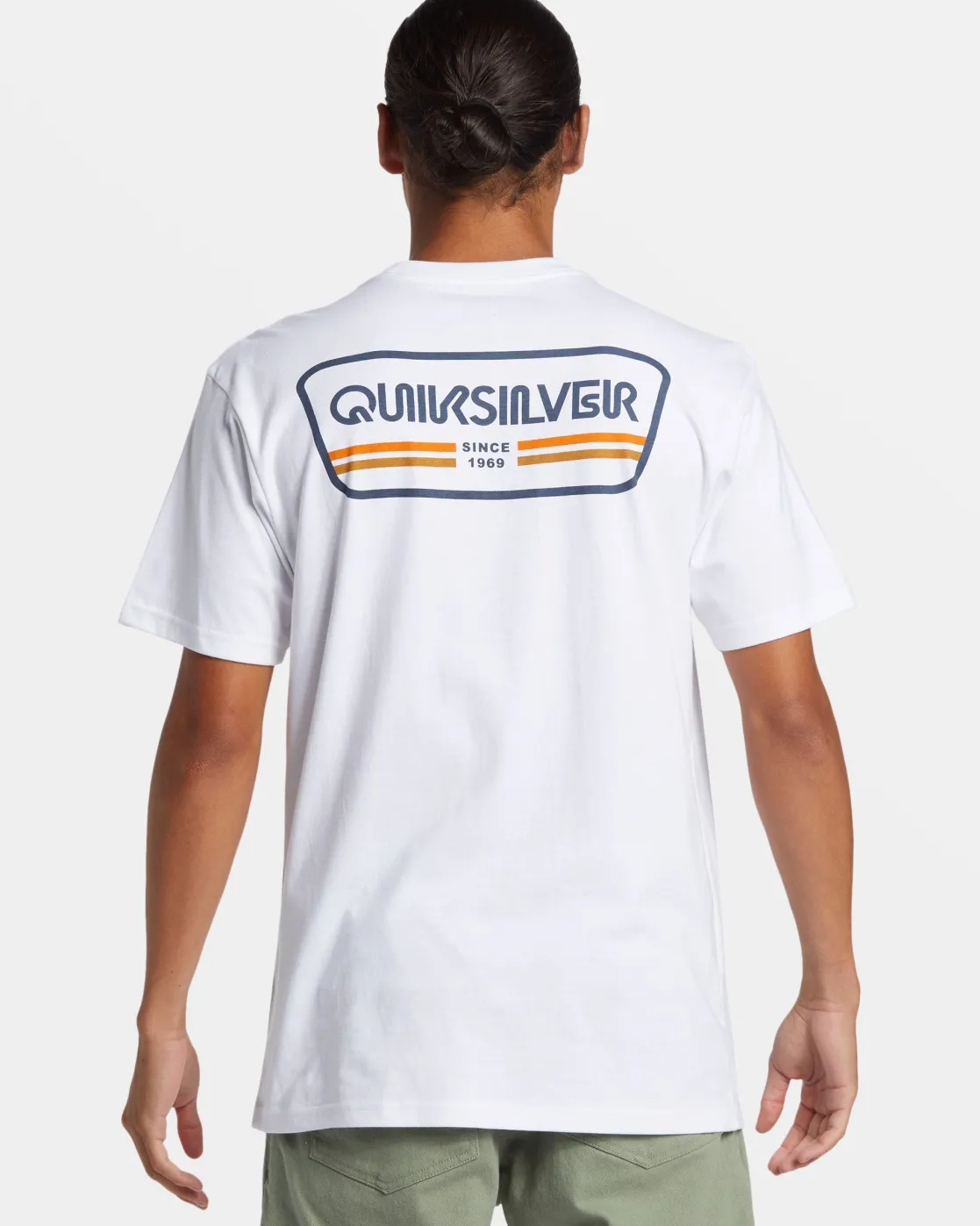 Quiksilver Tees>Range Life T-Shirt WHITE