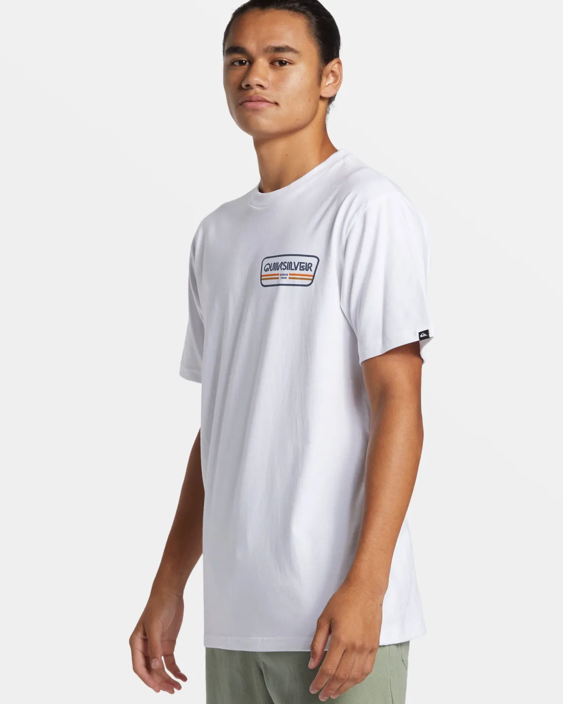 Quiksilver Tees>Range Life T-Shirt WHITE