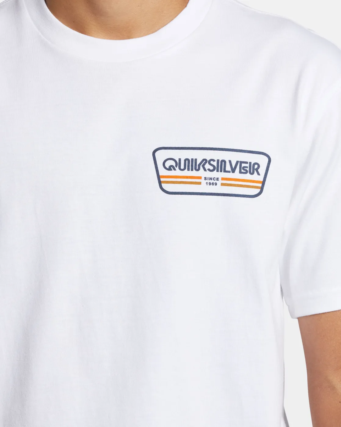 Quiksilver Tees>Range Life T-Shirt WHITE