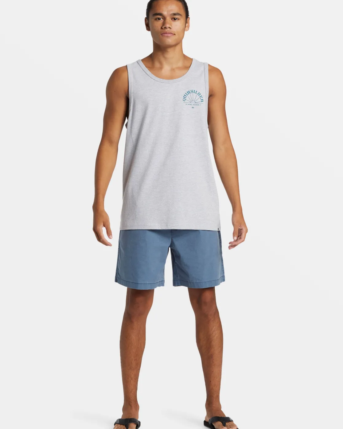 Quiksilver Tees>Rays For Days Tank ATHLETICHEATHER