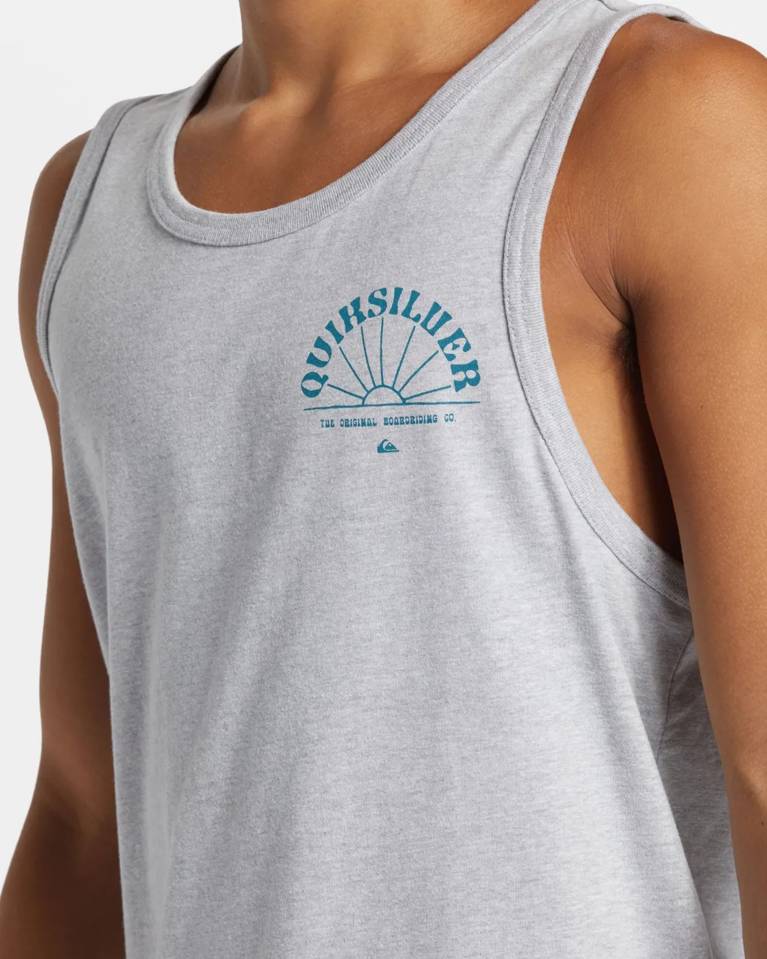 Quiksilver Tees>Rays For Days Tank ATHLETICHEATHER